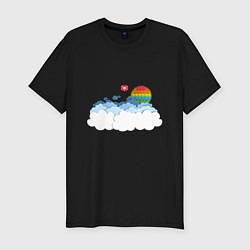 Футболка slim-fit Pop it Simple Dimple, цвет: черный