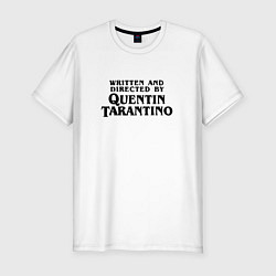 Футболка slim-fit Quentin Tarantino, цвет: белый