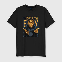 Мужская slim-футболка This is Easy Khaby Lame