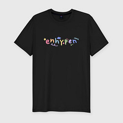 Мужская slim-футболка ENHYPEN with cute doodles