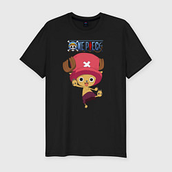 Мужская slim-футболка Тони Тони Чоппер One Piece