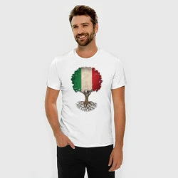 Футболка slim-fit Italy Tree, цвет: белый — фото 2