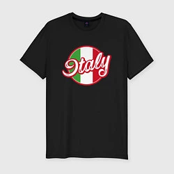 Мужская slim-футболка Italy