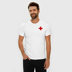 Футболка slim-fit Hospital BIG, цвет: белый — фото 2