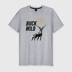 Мужская slim-футболка Buck Wild