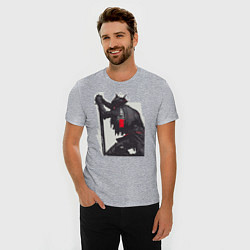 Футболка slim-fit Bloodborne, цвет: меланж — фото 2