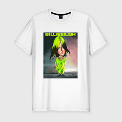 Футболка slim-fit BILLIE EILISH БИЛЛИ АЙЛИШ Z, цвет: белый