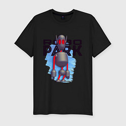Футболка slim-fit Robo Park, цвет: черный