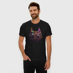 Футболка slim-fit Stray: City Cat, цвет: черный — фото 2
