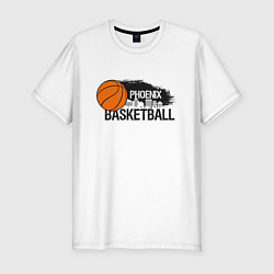 Мужская slim-футболка Basketball Phoenix