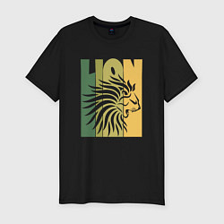 Футболка slim-fit Jamaica Lion, цвет: черный