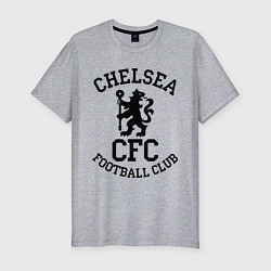 Футболка slim-fit Chelsea CFC, цвет: меланж