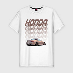 Мужская slim-футболка Honda S2000