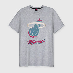 Мужская slim-футболка Miami Heat