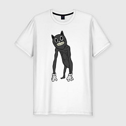 Мужская slim-футболка Cartoon Cat Мультяшный кот