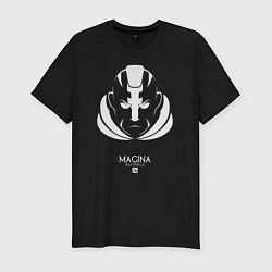 Футболка slim-fit Anti-Mage из Доты 2 Magina, цвет: черный