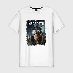 Мужская slim-футболка Megadeth Poster Z