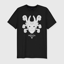 Мужская slim-футболка Medusa из Доты 2