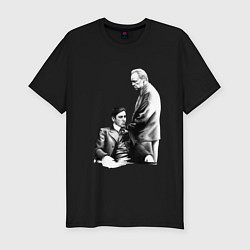 Мужская slim-футболка Крестный отец