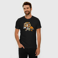 Футболка slim-fit Hey, Tiger!, цвет: черный — фото 2