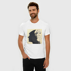 Футболка slim-fit Andy Warhol art, цвет: белый — фото 2