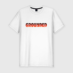Мужская slim-футболка Grounded
