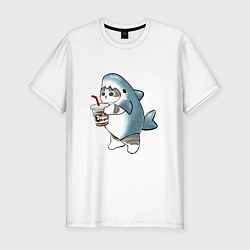 Мужская slim-футболка Котоакула