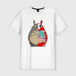 Мужская slim-футболка Totoro Inside