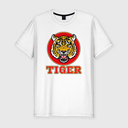 Футболка slim-fit Tiger Japan, цвет: белый