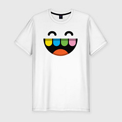 Футболка slim-fit Toca Boca: Smile, цвет: белый