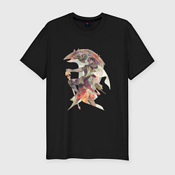 Футболка slim-fit Бронированный воин, цвет: черный