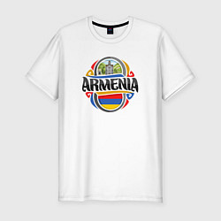 Мужская slim-футболка Великая Армения