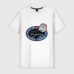 Мужская slim-футболка SPACE X