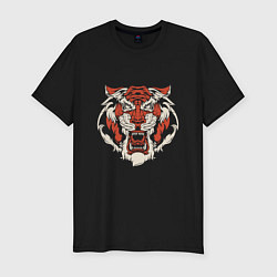 Мужская slim-футболка Tiger - Head