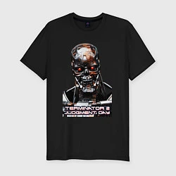 Мужская slim-футболка Terminator T-800