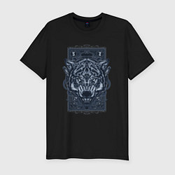 Футболка slim-fit Gothic Wolf, цвет: черный