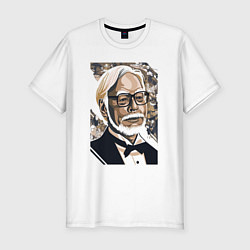 Мужская slim-футболка Miyazaki
