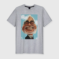 Мужская slim-футболка Ghibli Miyazaki