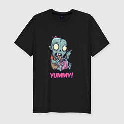 Футболка slim-fit Yummy!, цвет: черный