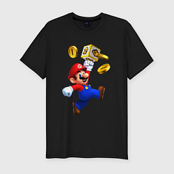 Мужская slim-футболка Mario cash