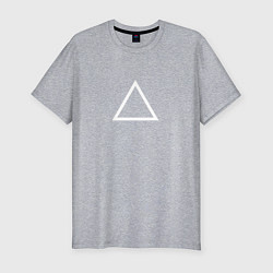 Мужская slim-футболка Игра в кальмара: Треугольник