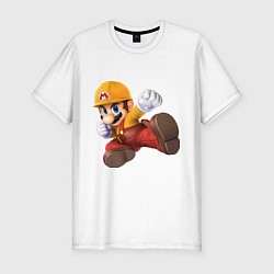 Мужская slim-футболка MarioJump