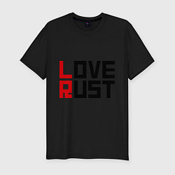 Мужская slim-футболка Love Rust