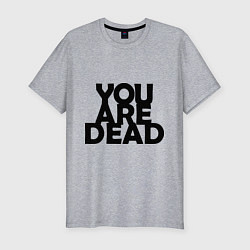 Футболка slim-fit DayZ: You are Dead, цвет: меланж