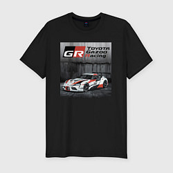 Мужская slim-футболка Toyota Gazoo Racing Team