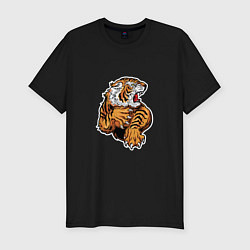 Мужская slim-футболка Tiger Man