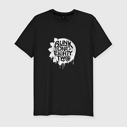 Мужская slim-футболка Blink 182, логотип