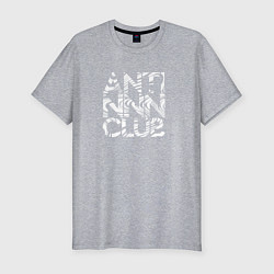 Мужская slim-футболка Anti NNN club