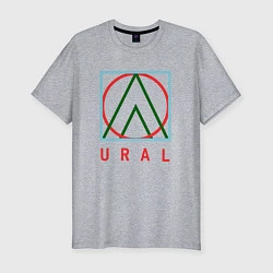 Мужская slim-футболка Ural mountains