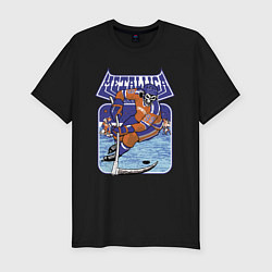 Мужская slim-футболка Metallica - Hockey